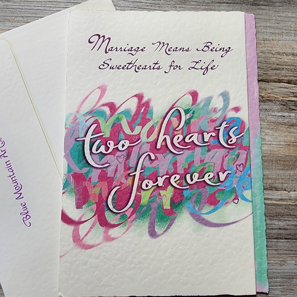 Blue Mountain Arts Donna Fargo Two Hearts Forever Marriage Anniversary Card